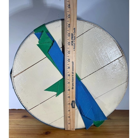 PRIMATIVE Wood Round Shaker Style Cheese Box Bent Wood Hat Pantry Box with Lid - Picture 3 of 9